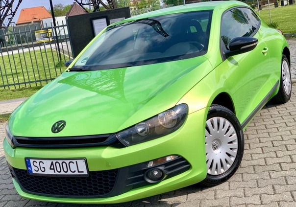 Volkswagen Scirocco cena 26990 przebieg: 200000, rok produkcji 2009 z Gliwice małe 56